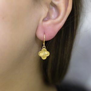 Brinco Argola Inspiração Van Cleef Vintage