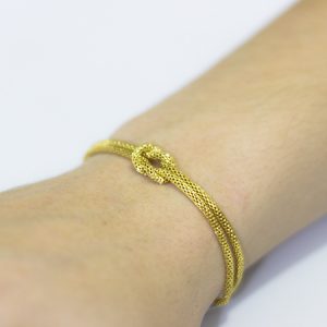 Pulseira de Malha Nó